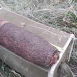 A găsit un proiectil din Al Doilea Război Mondial când curăța un teren