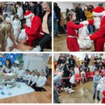 Moș Crăciun a fost la grădinițele din Bogați