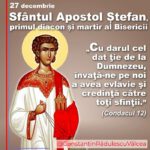 Constantin Rădulescu președintele CJ Vâlcea: ”LA MULȚI ANI tuturor celor care purtați numele Sfântului Ștefan”!