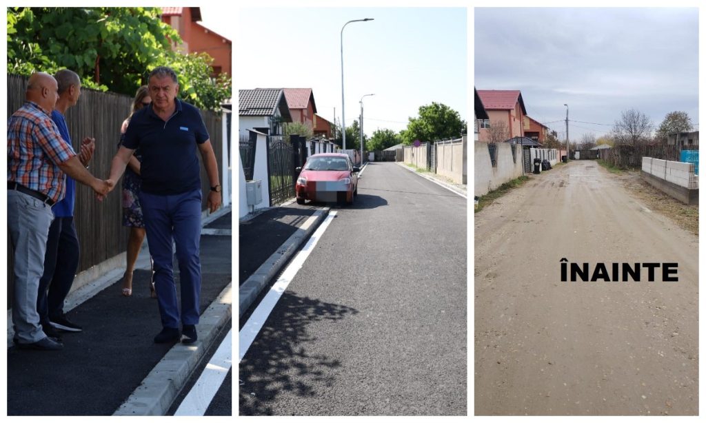Încă o stradă modernizată, la Pitești: Toma Ghenea – tronson de legătură cu strada Argeșului