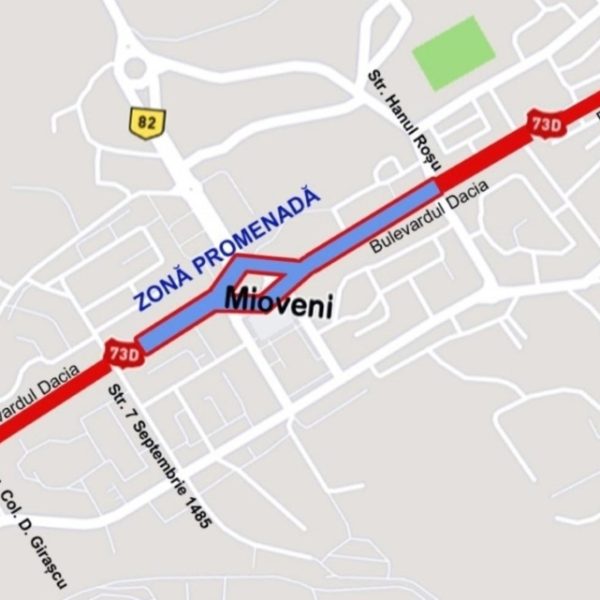 Mioveni. Trafic restricționat, duminică, 29 iunie, pe anumite artere din oraș