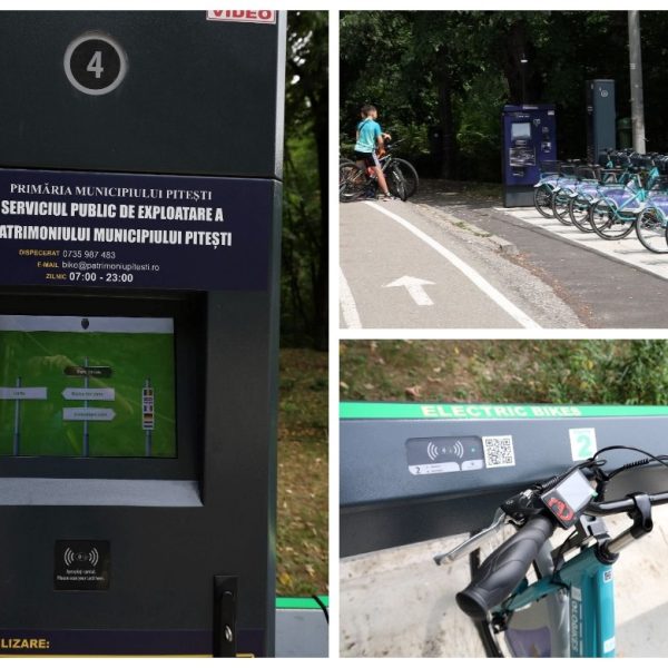Sistemul de bike-sharing din Pitești este acum funcțional!