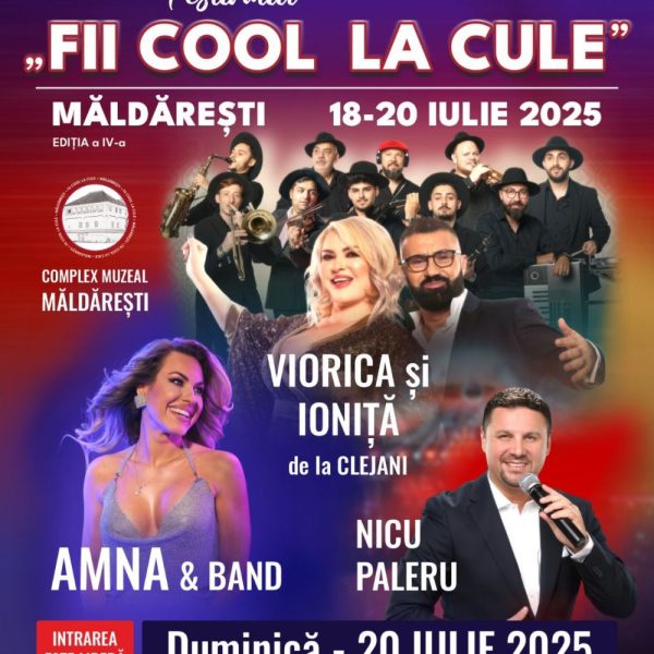 Viorica și Ioniță de la Clejani, Nicu Paleru promit un super show, astăzi, pe scena Festivalului ”Fii COOL la Cule”!