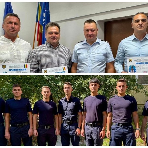 Schimb de generații la ISU Argeș: trei pompieri trec în rezervă, șapte elevi încep stagiul de practică