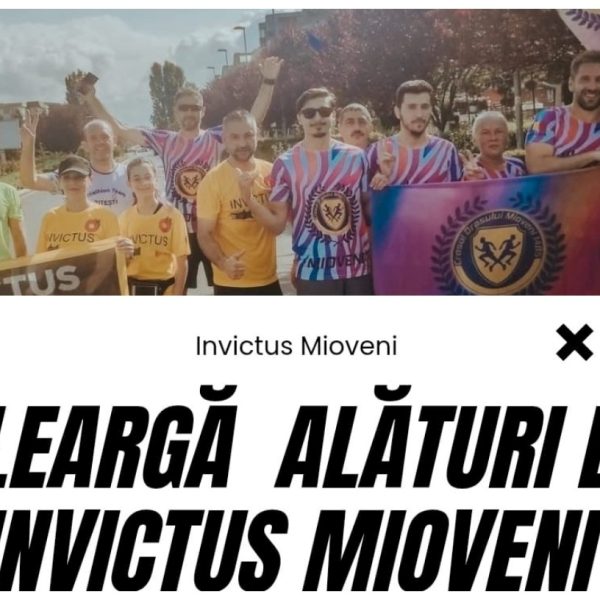 Aleargă alături de Invictus Mioveni!