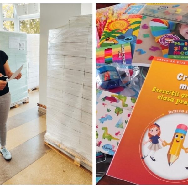 Au sosit pachetele cu ghiozdane și rechizite pentru elevii din clasele pregătitoare din Mioveni!