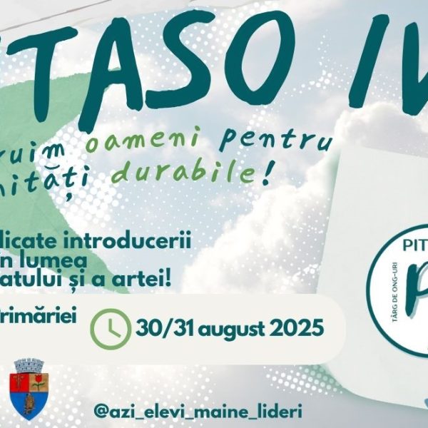 PITASO – Voluntariat, implicare și comunități durabile, la Pitești! 