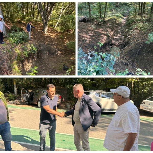 Încep lucrările pentru reabilitarea canalizării pluviale din zona Schit Trivale!