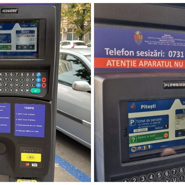 Parcometre solare și plată contactless: Piteștiul trece la un sistem modern de autotaxare