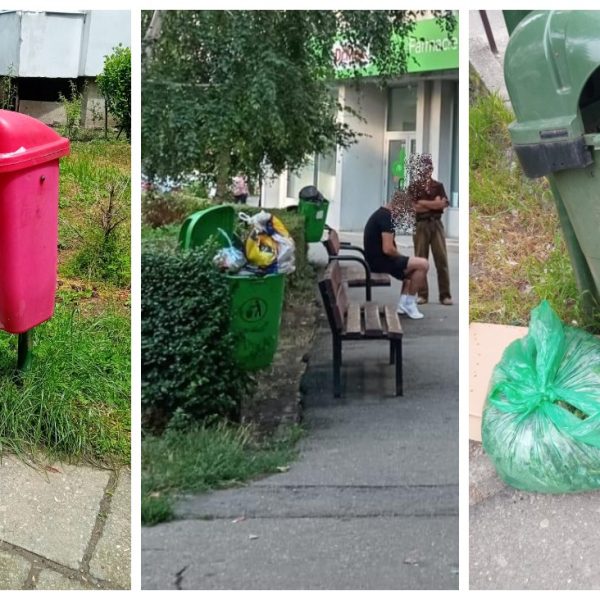 Coșurile stradale NU sunt destinate deșeurilor menejere generate în casă!