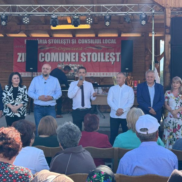 Constantin Rădulescu, prezent în Stoilești, la Ziua comunei