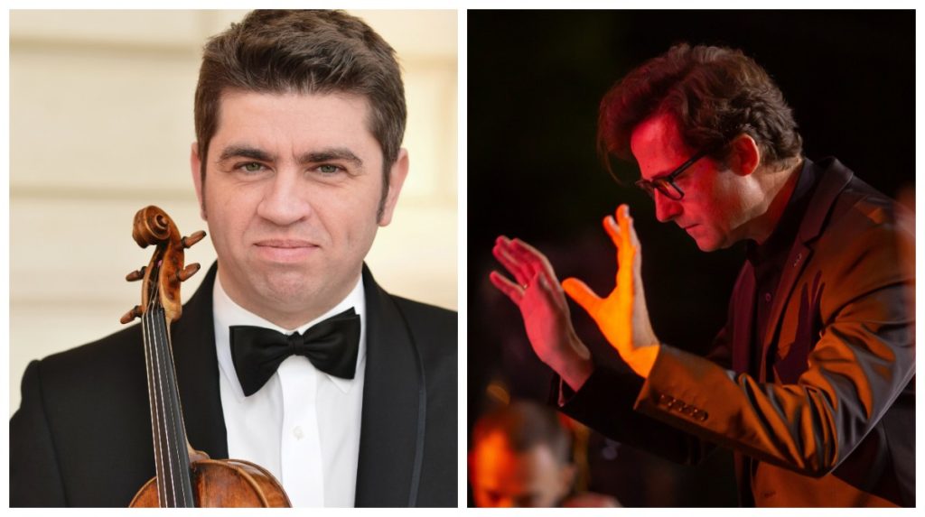 Violonistul Remus Azoiței, solistul concertului de azi, de la Filarmonica Pitești