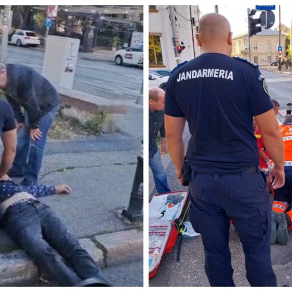 Un jandarm argeșean, salvator pentru un bărbat căzut pe stradă