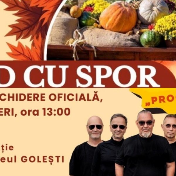 Toamna se gustă la ROD CU SPOR! TÂRGUL DE MEȘTEȘUGURI ȘI PRODUSE TRADIȚIONALE, ediția a IV-a