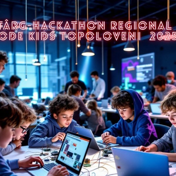 Hackathon Regional CODE KIDS, la Topoloveni