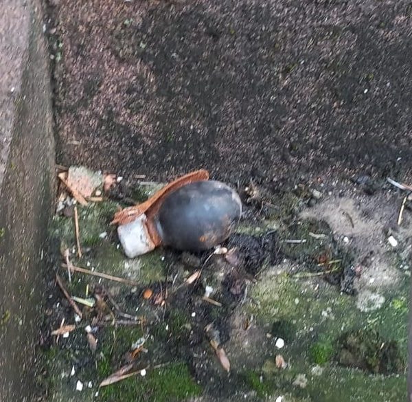 Grenadă neexplodată, găsită în Râmnicu Vâlcea