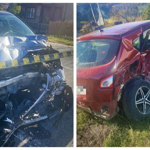 Șofer de 72 ani, băut, a provocat un accident rutier. Doi oameni au ajuns la spital