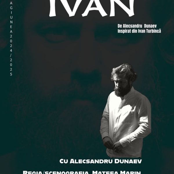 Casa de Cultură „Florin Zamfirescu” găzduiește vineri, 10 octombrie 2025, spectacolul de teatru „Ivan” de Alecsandru Dunaev