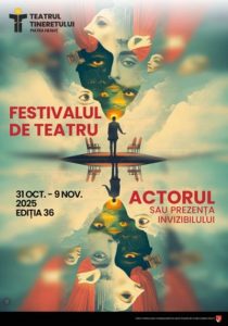 Teatrul ”Anton Pann”, la Festivalul de Teatru Piatra Neamț „Actorul sau prezența invizibilului”, cu spectacolul ”Pietre în buzunar”, regia Vlad Trifaș