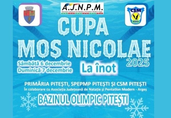 Cupa „Moș Nicolae” – ediția 2025, la Bazinul Olimpic Pitești!