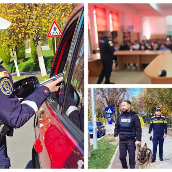 Polițiștii argeșeni, printre elevi: lecții despre siguranță și responsabilitate, în licee și școli din județ