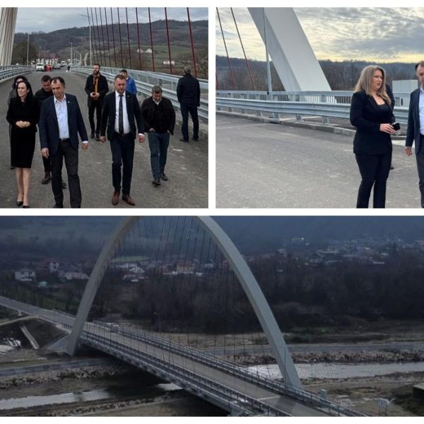 Deputatul Simona Bucura Oprescu, prezentă la recepția noului pod Mioveni-Davidești