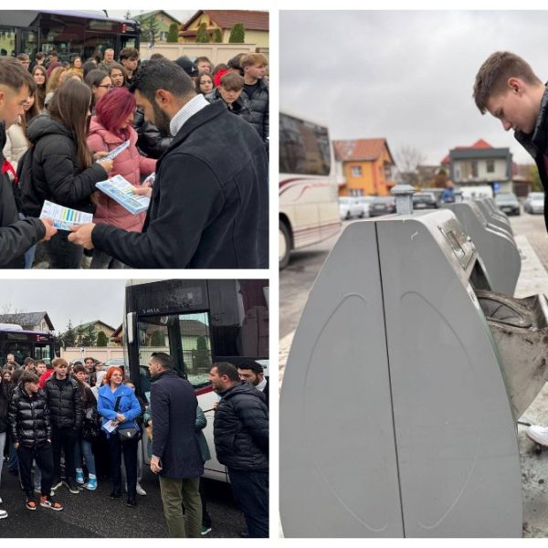 Acțiune de informare și conștientizare privind colectarea selectivă a deșeurilor – cartier Trivale, Pitești!