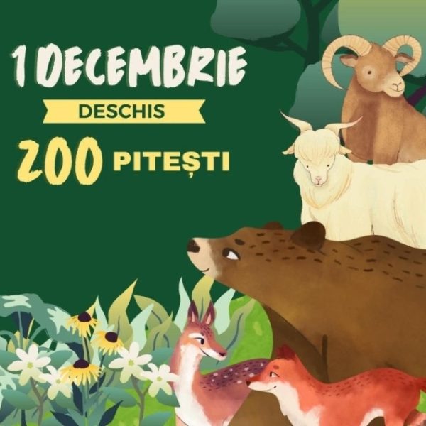 Zoo Pitești, deschisă spre vizitare, de Ziua Națională a României!
