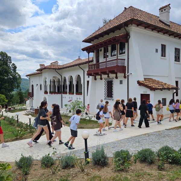 Elevi ai Școlii Drumul Artelor din București, la Muzeul Memorial „Nicolae Bălcescu”