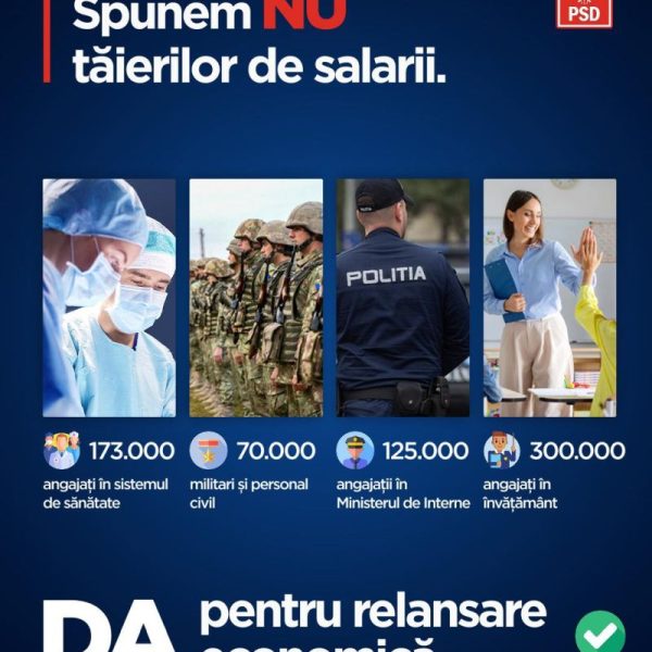 Deputatul Ovidiu Popa: ”PSD a respins fără ezitare tăierile de salarii propuse de premierul Bolojan”
