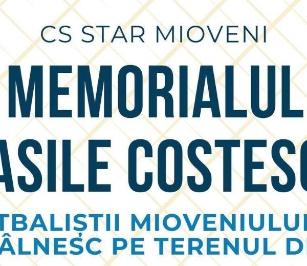 Memorialul „Vasile Costescu” – 25 de ani de fotbal la Mioveni