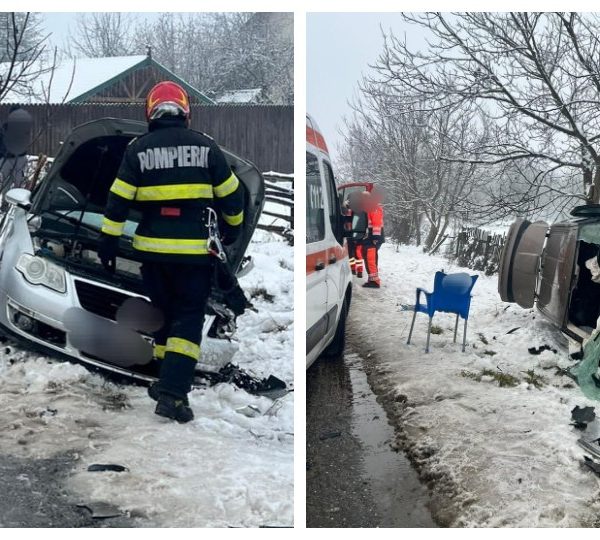 Accident cu șase victime, dintre care cinci copii
