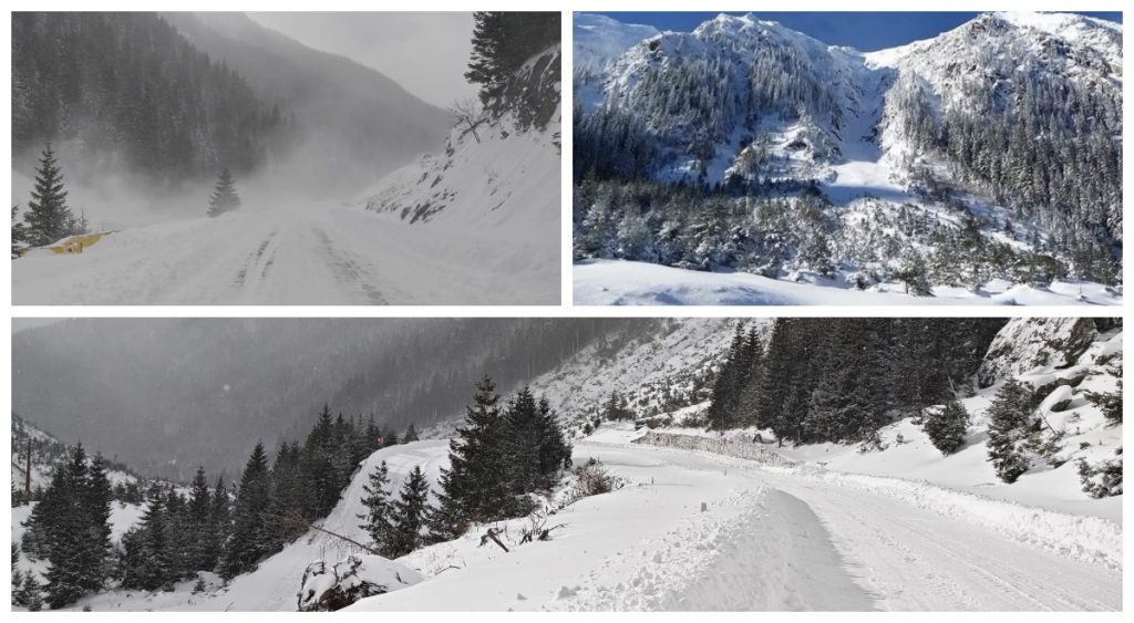 Salvamont Argeș avertizează: zăpadă de un metru la Bâlea Lac și risc mare de avalanșe. Traseele de creastă, închise