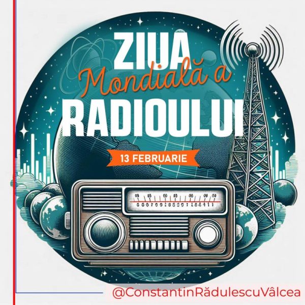 Constantin Rădulescu Președintele CJ Vâlcea: ”La mulți ani tuturor celor care fac magia radioului posibilă! Să auzim numai și numai de bine”!