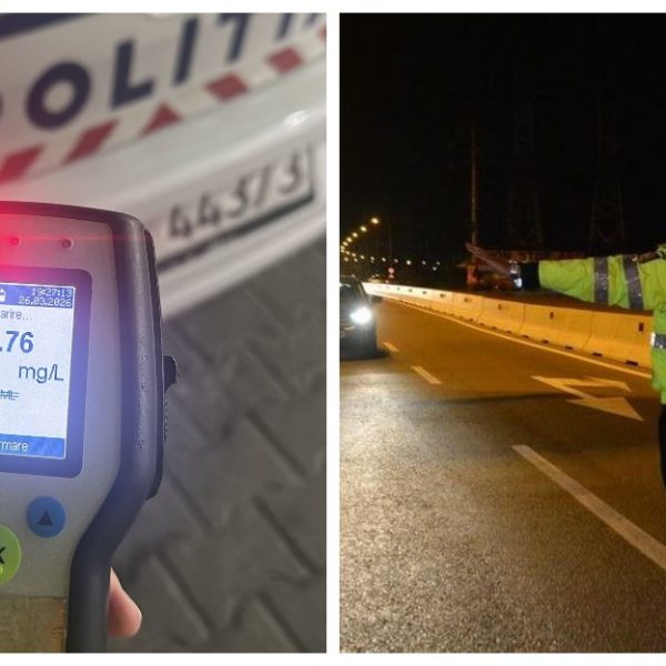 Șofer băut, oprit după o manevră periculoasă în trafic