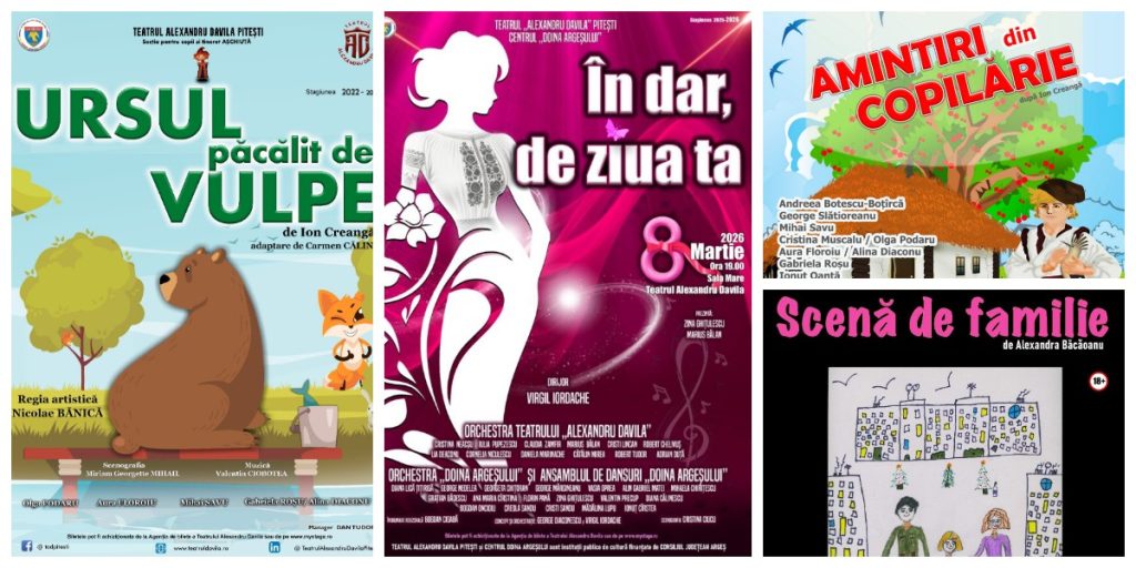 Ce faci în weekend? Teatrul ”Alexandru Davila” te scoate din casă