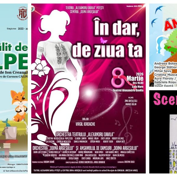 Ce faci în weekend? Teatrul ”Alexandru Davila” te scoate din casă