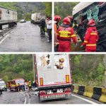 Accident pe DN7, la Brezoi: o persoană a fost scoasă din cabină după impactul dintre&hellip;