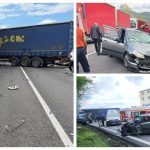 Accident pe DN7, la Seaca. Două persoane rănite