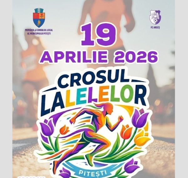 „Crosul lalelelor”, evenimentul sportiv al primăverii în Pitești: traseu de 2 km și premii pentru toți