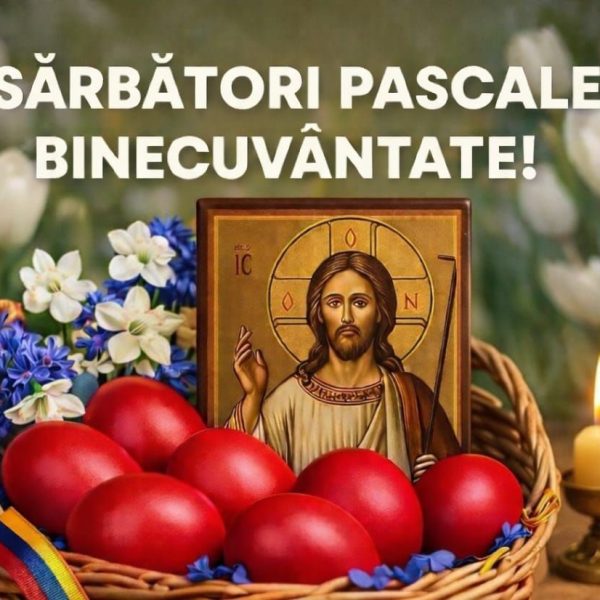 Primarul Aurel Costache, mesaj de Paște pentru locuitorii din Mioveni: „Lumina Învierii să vă aducă pace și speranță”