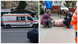 Pitești: tânără căzută în stradă, în criză epileptică, ajutată de polițiștii locali