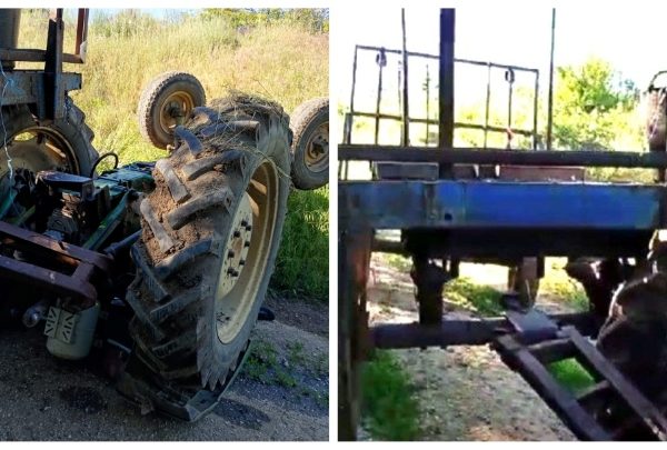 Tragedie la Izvoru: Un bărbat de 52 de ani a murit strivit sub tractorul pe care îl conducea