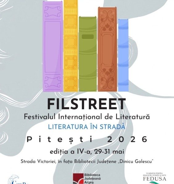 La Pitești, literatura iese în stradă! FILSTREET 2026 aduce trei zile de lecturi, dezbateri și gale literare