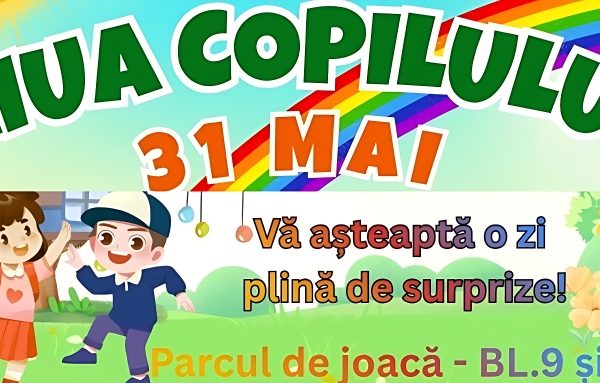 Ziua Copilului, sărbătorită cu mascote, baloane și spectacole la Ștefănești