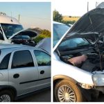 Patru persoane rănite într-un accident dintre un autoturism și un microbuz