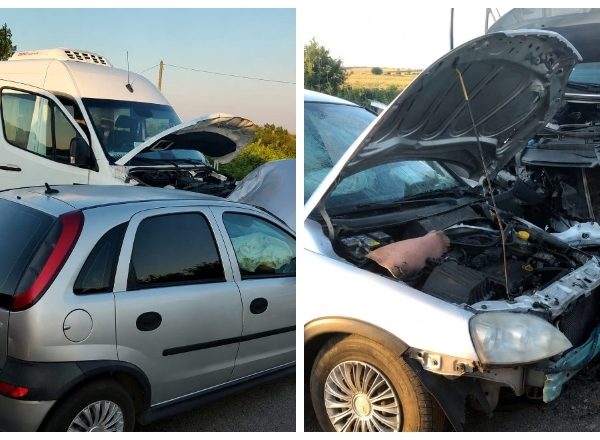 Patru persoane rănite într-un accident dintre un autoturism și un microbuz