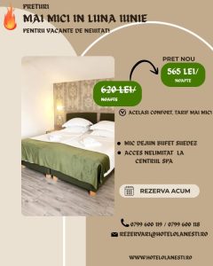 Hotel Olănești&Spa Medical: Reducerea tarifelor pentru luna IUNIE! Profită acum de oferta specială și bucură-te de un sejur la un preț avantajos!