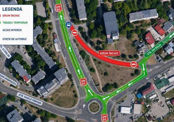 Modificare temporară a traseului liniilor de autobuz 7 și 7B