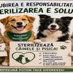 Sterilizarea câinilor și pisicilor, gratuită la Ștefănești. Primăria a anunțat programul campaniei